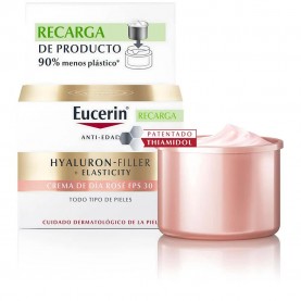 специфични,козметични,продукти,eucerin,hyaluron,filler,+,elasticity,rosé,day,spf30,refill,50ml,facial,cream,pink