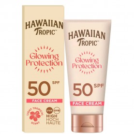 козметика,за,защита,от,слънце,hawaiian,tropic,glowing,spf50,50ml,facial,sunscreen,golden