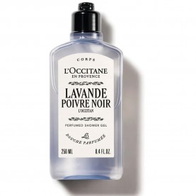 хигиена,тяло,l,occitane,lavender,&,black,pepper,250ml,shower,gel,clear