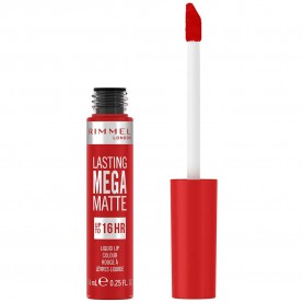 специфични,козметични,продукти,rimmel,london,lasting,mega,matte,nº500,fire,starter,7.4ml,lipstick,red