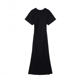 Рокля Balmohk 30001032 short sleeve midi dress - Black (Black) рокля,дамски,поли,и,рокли,balmohk,30001032,short,sleeve,midi,dress,black,(black)