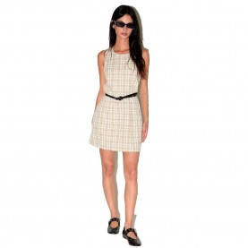 Рокля Balmohk 30001069 short dress - Beige (Celery Green) рокля,дамски,поли,и,рокли,balmohk,30001069,short,dress,beige,(celery,green)