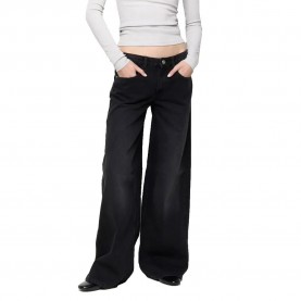 дънки,мъжки,панталони,дамски,панталони,balmohk,rita,wide,leg,low,waist,jeans,black,(black,denim)