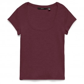 Тениска Vero moda Chloe short sleeve T-shirt - Purple (Windsor Wine) тениска,мъжки,тениски,дамски,тениски,vero,moda,chloe,short,sleeve,t,shirt,purple,(windsor,wine)
