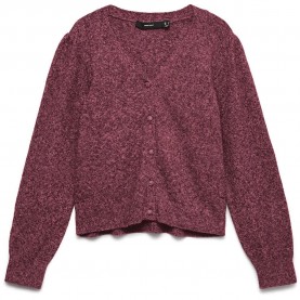 Жилетка Vero moda Doffy cardigan - Purple (Windsor Wine / Detail Black Melange) жилетка,мъжки,пуловери,дамски,пуловери,vero,moda,doffy,cardigan,purple,(windsor,wine,detail,black,melange)