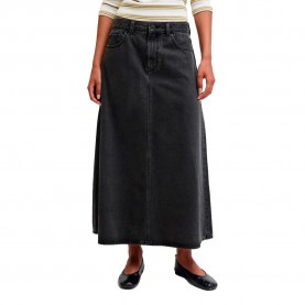 Пола Jack & jones Alexis JJXX long skirt - Black (Black Denim) пола,дамски,поли,и,рокли,jack,&,jones,alexis,jjxx,long,skirt,black,(black,denim)