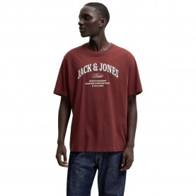 Тениска Jack & jones Denver Logo short sleeve T-shirt - Red (Fired Brick) тениска,мъжки,тениски,дамски,тениски,jack,&,jones,denver,logo,short,sleeve,t,shirt,red,(fired,brick)