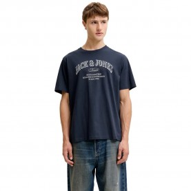 Тениска Jack & jones Denver Logo short sleeve T-shirt - Blue (Navy Blazer) тениска,мъжки,тениски,дамски,тениски,jack,&,jones,denver,logo,short,sleeve,t,shirt,blue,(navy,blazer)