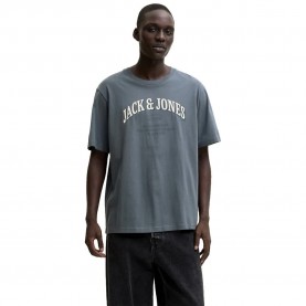 Тениска Jack & jones Denver Logo short sleeve T-shirt - Grey (Turbulence) тениска,мъжки,тениски,дамски,тениски,jack,&,jones,denver,logo,short,sleeve,t,shirt,grey,(turbulence)