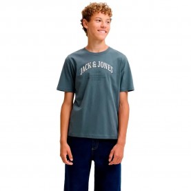 Тениска Jack & jones Denver Logo short sleeve T-shirt - Blue (Turbulence) тениска,мъжки,тениски,дамски,тениски,jack,&,jones,denver,logo,short,sleeve,t,shirt,blue,(turbulence)