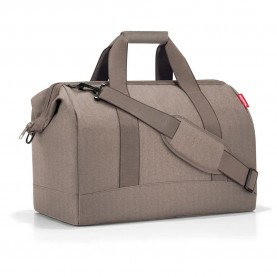 Сак Reisenthel Allrounder l duffle bag - Brown (Herringbone Mokka) сак,сакове,reisenthel,allrounder,l,duffle,bag,brown,(herringbone,mokka)