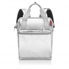 Раница Reisenthel Allrounder r Woman Backpack - Silver (Silver Crackle) раница,раници,reisenthel,allrounder,r,woman,backpack,silver,(silver,crackle)