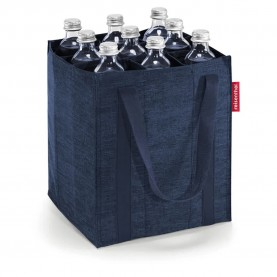 Пазарска чанта Reisenthel Bottlebag Shopper Bag - Blue (Twist Navy) пазарска,чанта,всички,чанти,reisenthel,bottlebag,shopper,bag,blue,(twist,navy)