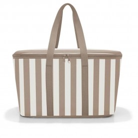 Пазарска чанта Reisenthel Cooler Shopper Bag - Brown (Summerstripes Coffee) пазарска,чанта,всички,чанти,reisenthel,cooler,shopper,bag,brown,(summerstripes,coffee)