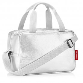 Пазарска чанта Reisenthel Coolerbag to-go Shopper Bag - Silver (Silver Crackle) пазарска,чанта,всички,чанти,reisenthel,coolerbag,to,go,shopper,bag,silver,(silver,crackle)