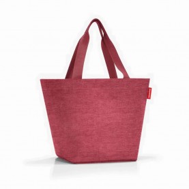 Пазарска чанта Reisenthel M Shopper Bag - Red (Twist Maroon) пазарска,чанта,всички,чанти,reisenthel,m,shopper,bag,red,(twist,maroon)