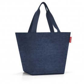 Пазарска чанта Reisenthel M Shopper Bag - Blue (Twist Navy) пазарска,чанта,всички,чанти,reisenthel,m,shopper,bag,blue,(twist,navy)