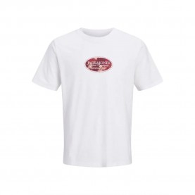 Тениска Jack & jones Montauk Front short sleeve T-shirt - White (White) тениска,мъжки,тениски,дамски,тениски,jack,&,jones,montauk,front,short,sleeve,t,shirt,white,(white)