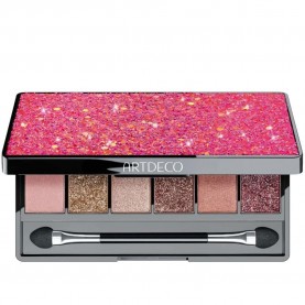 очна,линия,artdeco,glittery,02,pink,eyeshadow,palette,pink