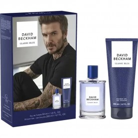 David beckham Beckham XMAS Classic Blue EDT 50ml + 200ml eau de parfum - Clear (Blue / Silver) мъжки,парфюми,david,beckham,beckham,xmas,classic,blue,edt,50ml,+,200ml,eau,de,parfum,clear,(blue,silver)