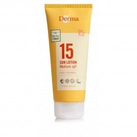 Derma SPF 15 200 ml Sun Cream - Yellow (White / Blue) хигиена,тяло,derma,spf,15,200,ml,sun,cream,yellow,(white,blue)