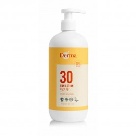Derma SPF 30 500 ml Sun Cream - Yellow (White / Blue) хигиена,тяло,derma,spf,30,500,ml,sun,cream,yellow,(white,blue)