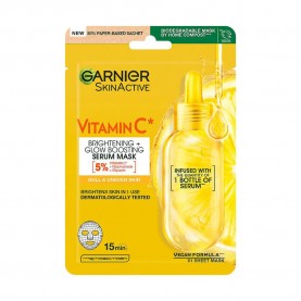 ексфолианти,garnier,skin,active,vitamin,c,sheet,super,hydrating,+,brightening,28,ml,face,mask,white,orange