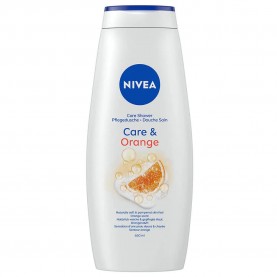 Nivea Care & Orange 650 ml Shower Gel - Clear (Orange / White) хигиена,тяло,nivea,care,&,orange,650,ml,shower,gel,clear,(orange,white)