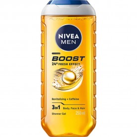 хигиена,тяло,nivea,men,boost,250,ml,shower,gel,golden,(orange,white)