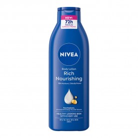 Nivea Nourishing 250 ml body lotion - Clear (Blue / White) хигиена,тяло,nivea,nourishing,250,ml,body,lotion,clear,(blue,white)