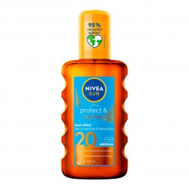 хигиена,тяло,nivea,protect,&,bronze,spf,20,200,ml,body,oil,clear,(gold,white)