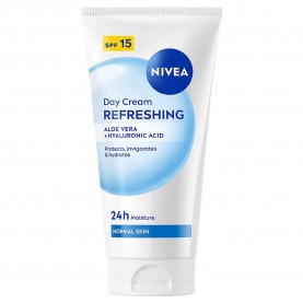 Nivea Refreshing-Normal Skin 50 ml face cream - White / Blue ексфолианти,nivea,refreshing,normal,skin,50,ml,face,cream,white,blue
