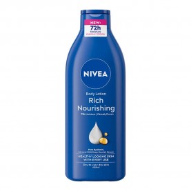 Nivea Rich Nourishing 400ml body lotion - Clear (Blue / White) хигиена,тяло,nivea,rich,nourishing,400ml,body,lotion,clear,(blue,white)