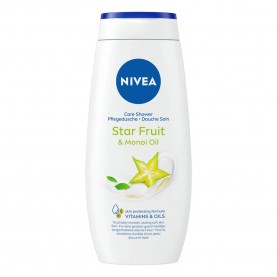 Nivea Star Fruit & Monol Oil 250 ml Shower Gel - White (Green / White) хигиена,тяло,nivea,star,fruit,&,monol,oil,250,ml,shower,gel,white,(green,white)