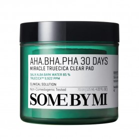 ексфолианти,some,by,mi,aha,bha,pha,30,days,miracle,truecica,clear,pad,70,pads,face,pads,clear,(white,green)