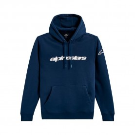Суичър Alpinestars Race Wordmark hoodie - Blue (Navy / White) суичър,мъжки,пуловери,alpinestars,race,wordmark,hoodie,blue,(navy,white)