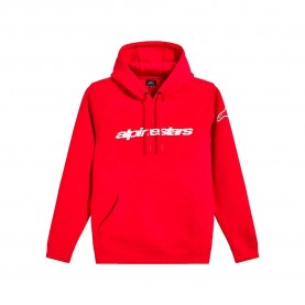 Суичър Alpinestars Race Wordmark hoodie - Red (Red / White) суичър,мъжки,пуловери,alpinestars,race,wordmark,hoodie,red,(red,white)