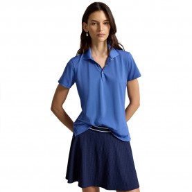 Polo ralph lauren 285A70918 Woman Short Sleeve Polo - Blue (Modern Royal) дамски,блузи,с,яка,мъжки,блузи,с,яка,polo,ralph,lauren,285a70918,woman,short,sleeve,polo,blue,(modern,royal)