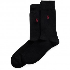 Чорапи Polo ralph lauren 449655208 crew socks 2 pairs - Black (New Black) чорапи,мъжки,чорапи,дамски,чорапи,polo,ralph,lauren,449655208,crew,socks,2,pairs,black,(new,black)