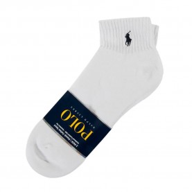 Чорапи Polo ralph lauren 449655220 short socks 3 pairs - White (White) чорапи,мъжки,чорапи,дамски,чорапи,polo,ralph,lauren,449655220,short,socks,3,pairs,white,(white)