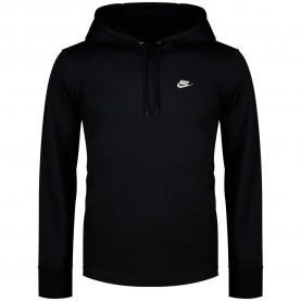 Суичър Nike Sportswear Club hoodie - Black (Black / Black / White) суичър,мъжки,пуловери,nike,sportswear,club,hoodie,black,(black,black,white)
