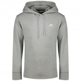 Суичър Nike Sportswear Club hoodie - Grey (Dk Grey Heather / Lt Smoke Grey / White) суичър,мъжки,пуловери,nike,sportswear,club,hoodie,grey,(dk,grey,heather,lt,smoke,grey,white)