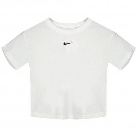 Тениска Nike Sportswear Essential short sleeve T-shirt - White (White) тениска,мъжки,тениски,дамски,тениски,nike,sportswear,essential,short,sleeve,t,shirt,white,(white)
