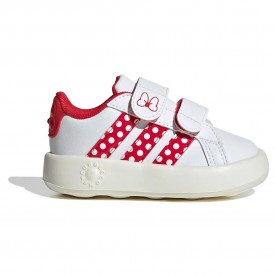 Детски маратонки Adidas Disney Minnie Mouse Grand Court infant trainers - White (Ftwr White / Pure Ruby / Off White) детски,маратонки,мъжки,маратонки,дамски,маратонки,adidas,disney,minnie,mouse,grand,court,infant,trainers,white,(ftwr,white,pure,ruby,off,white)