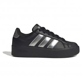 Юношески маратонки Adidas Streettalk Bold Junior Trainers - Black (Core Black / Silver Metallic / Core Black) юношески,маратонки,мъжки,маратонки,дамски,маратонки,adidas,streettalk,bold,junior,trainers,black,(core,black,silver,metallic,core,black)
