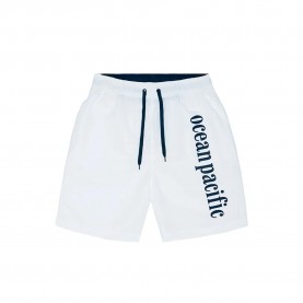 Бански гащета Ocean pacific Buggerru swimming shorts - White (White / Dark Navy) бански,гащета,мъжки,бански,костюми,ocean,pacific,buggerru,swimming,shorts,white,(white,dark,navy)