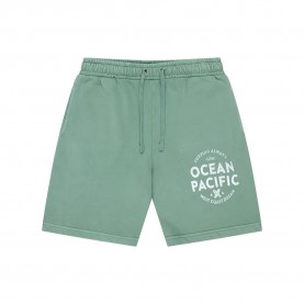 къси,панталони,мъжки,панталони,дамски,панталони,ocean,pacific,reefbreak,sweat,shorts,green,(green,ecru)