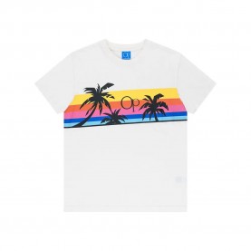 Тениска Ocean pacific Stocked short sleeve T-shirt - White (Ecru / Multicolour) тениска,мъжки,тениски,дамски,тениски,ocean,pacific,stocked,short,sleeve,t,shirt,white,(ecru,multicolour)