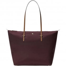 Чанта за през рамо Lauren Keaton Large shoulder bag - Brown (Dark Garnet / Lauren Tan) чанта,за,през,рамо,всички,чанти,lauren,keaton,large,shoulder,bag,brown,(dark,garnet,lauren,tan)