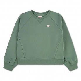 блуза,детски,блузи,levi´s,®,meet,and,greet,crew,sweatshirt,green,(sea,spray)